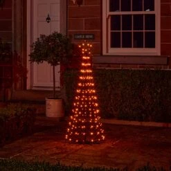 Sapin De Noël Cône Lumineux D’Extérieur De 1,5 M à Fonction Changement De Couleur 25 Sapin De Noël Cône Lumineux D’Extérieur De 1,5 M à Fonction Changement De Couleur -Éclairage Domestique L4F24020EU sapin de noel cone lumineux d exterieur de 1 5 m a 205 led multicolores 3