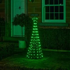 Sapin De Noël Cône Lumineux D’Extérieur De 1,5 M à Fonction Changement De Couleur 27 Sapin De Noël Cône Lumineux D’Extérieur De 1,5 M à Fonction Changement De Couleur -Éclairage Domestique L4F24020EU sapin de noel cone lumineux d exterieur de 1 5 m a 205 led multicolores 5