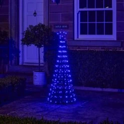 Sapin De Noël Cône Lumineux D’Extérieur De 1,5 M à Fonction Changement De Couleur 28 Sapin De Noël Cône Lumineux D’Extérieur De 1,5 M à Fonction Changement De Couleur -Éclairage Domestique L4F24020EU sapin de noel cone lumineux d exterieur de 1 5 m a 205 led multicolores 7