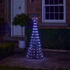 Sapin De Noël Cône Lumineux D’Extérieur De 1,5 M à Fonction Changement De Couleur 29 Sapin De Noël Cône Lumineux D’Extérieur De 1,5 M à Fonction Changement De Couleur -Éclairage Domestique L4F24020EU sapin de noel cone lumineux d exterieur de 1 5 m a 205 led multicolores 8
