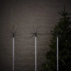 Lot De 3 Balises Lumineuses Étoiles Polaires De 70 Cm -Éclairage Domestique L4F24048EU lot de 3 balises etoiles polaires 2