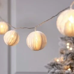 Guirlande Lumineuse à 10 Boules En Papier