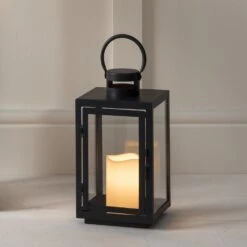 Malvern Lanterne De Jardin 16 Malvern Lanterne De Jardin -Éclairage Domestique LA17002 Table Outdoor LED Candle Lantern Indoor Solo P4