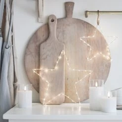 3 Bougies TruGlow® à LED Blanche Avec Bougeoir En Verre -Éclairage Domestique LL16003 LL17028 deco de noel