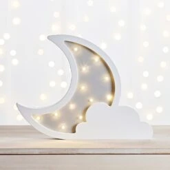 Lampe De Chevet Nuage Et Lune à LED 6 Lampe De Chevet Nuage Et Lune à LED -Éclairage Domestique LL20011 LED moon night light tabletop on