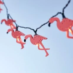 Guirlande Lumineuse à 10 Flamants Roses