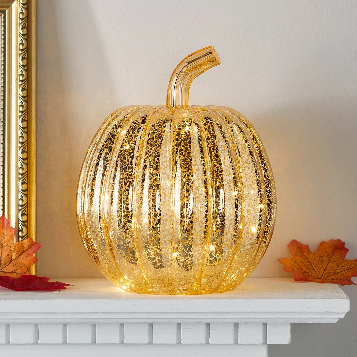 Lot De Citrouille Lumineuse Et Bougies D'Automne 2 Lot De Citrouille Lumineuse Et Bougies D'Automne – Image 2