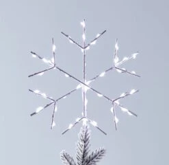 Éclairage Domestique 32 Cimier Arbre De Noël Flocon De Neige à Micro LED