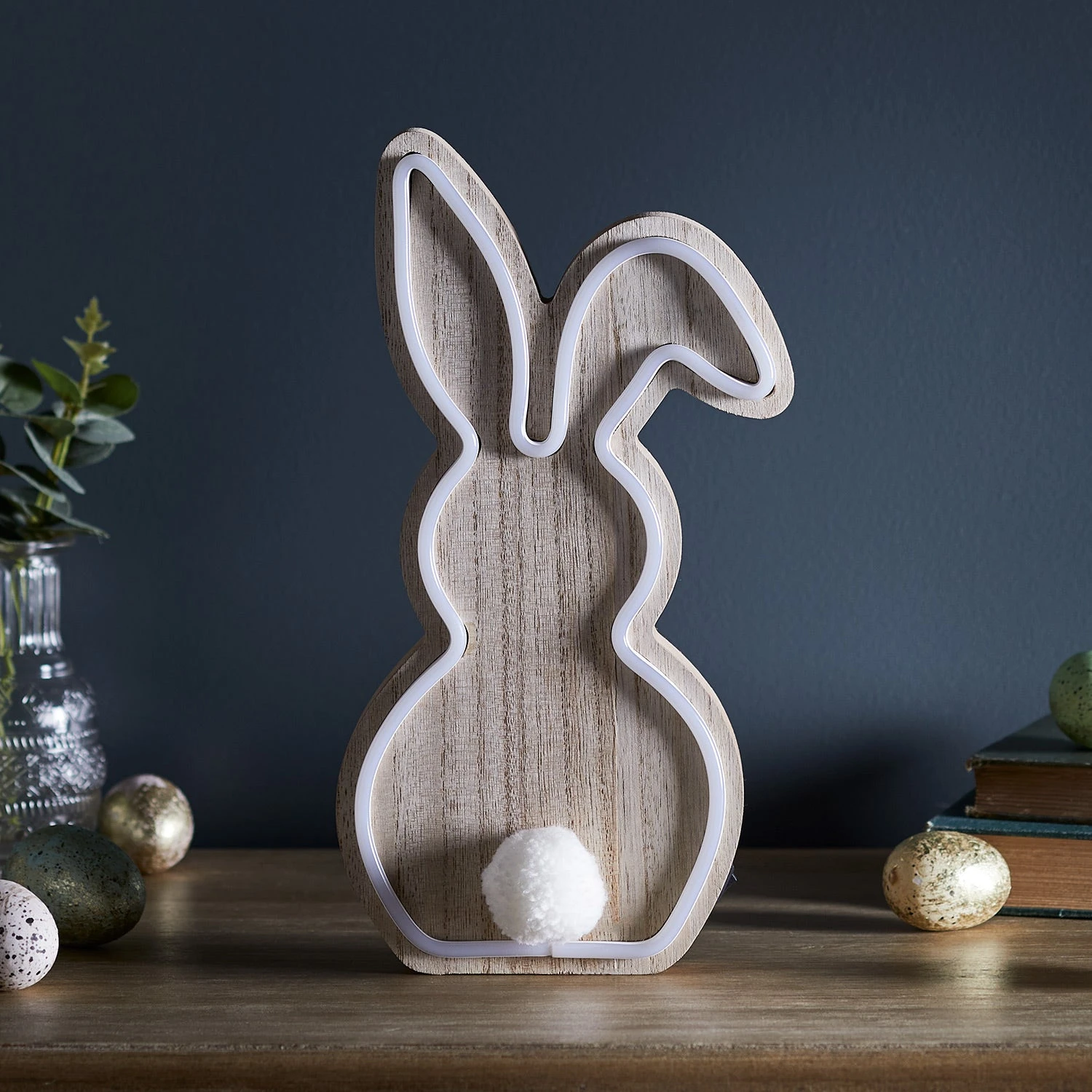 Lampe Néon Lapin En Bois 3 Lampe Néon Lapin En Bois – Image 3