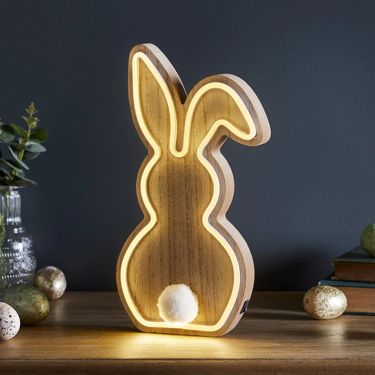Lampe Néon Lapin En Bois 2 Lampe Néon Lapin En Bois – Image 2