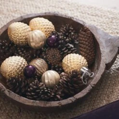 Lot De Décorations De Sapin De Noël -Éclairage Domestique LL21109 boules de noel pomme de pin