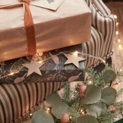 Guirlande Micro LED Étoiles En Bois D'1,80 M 5 Guirlande Micro LED Étoiles En Bois D'1,80 M -Éclairage Domestique LL21111 DE21008 Set branche sapin et Guirlande Micro LED Etoiles en Bois d 1 80m