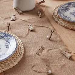 Guirlande Lumineuse à 20 Lapins De Pâques En Bois 7 Guirlande Lumineuse à 20 Lapins De Pâques En Bois -Éclairage Domestique LL24008 guirlande lumineuse a 20 lapins de paques en bois 3