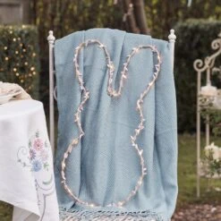 Couronne Lapin De Pâques Lumineuse 5 Couronne Lapin De Pâques Lumineuse -Éclairage Domestique LL24010 couronne lapin de paques lumineuse 3