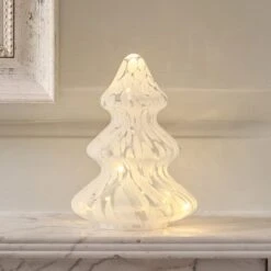 Sapin De Noël Lumineux En Verre 9 Sapin De Noël Lumineux En Verre -Éclairage Domestique LL24032 sapin de noel lumineux en verre