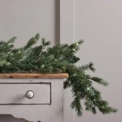 Guirlande De Noël Pré-éclairée De 1,5 M à LED Bicolores 18 Guirlande De Noël Pré-éclairée De 1,5 M à LED Bicolores -Éclairage Domestique LL24043 guirlande de noel pre eclairee de 1 5 m a led bicolores 4