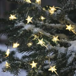 Guirlande Lumineuse D'Extérieur à 50 Étoiles LED