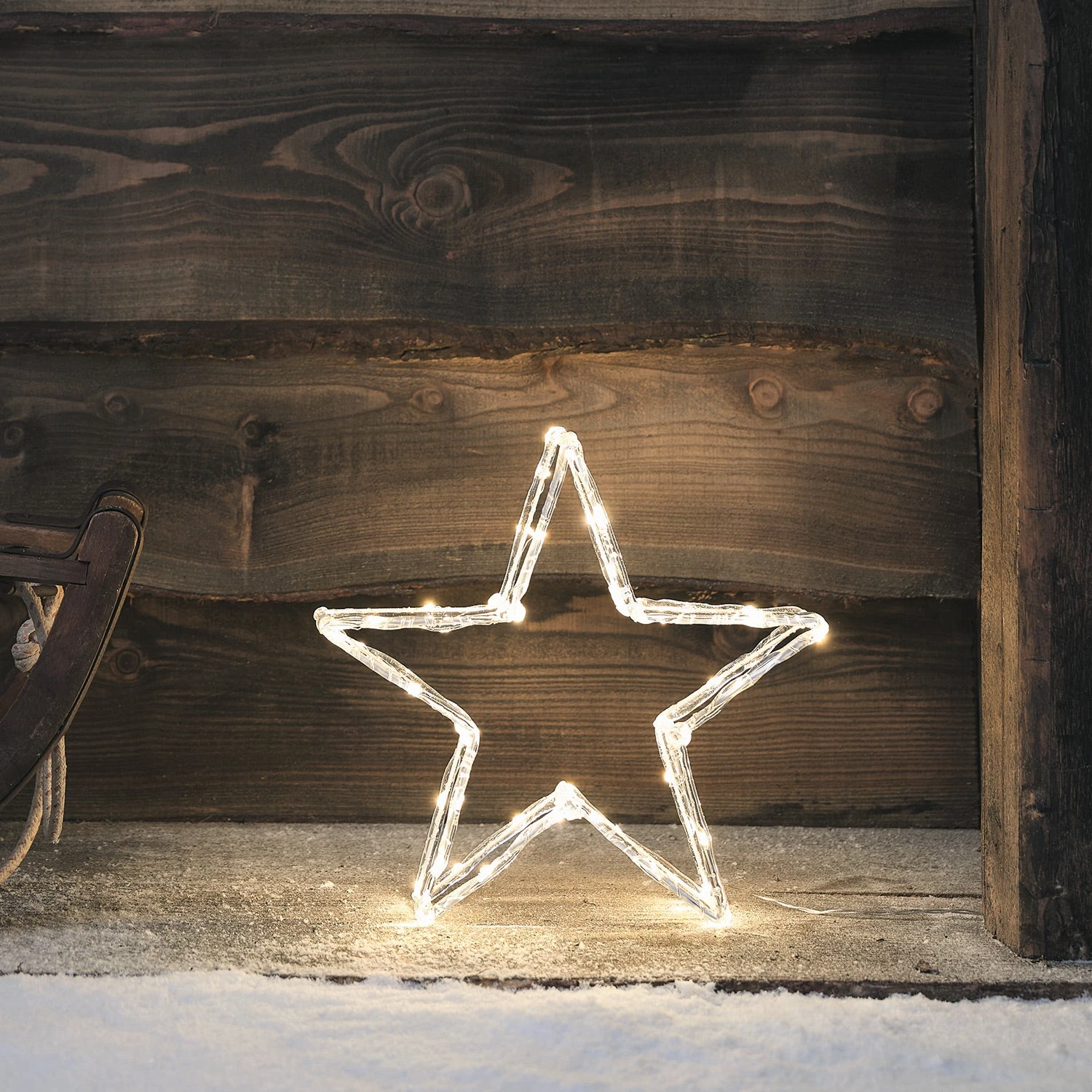 Étoile Lumineuse Autoportante De 30 Cm En Acrylique 1 Étoile Lumineuse Autoportante De 30 Cm En Acrylique