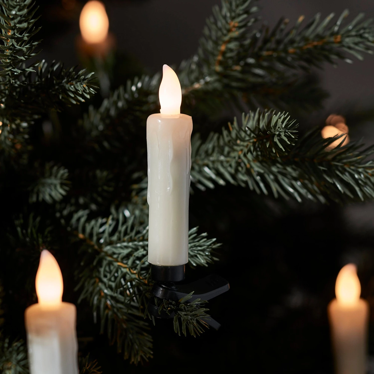 10 Bougies Ivoire Pour Arbre De Noël 1 10 Bougies Ivoire Pour Arbre De Noël