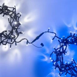 Guirlande Lumineuse Core Connect 10m 100 LED Bleue Câble Vert Raccordable 7 Guirlande Lumineuse Core Connect 10m 100 LED Bleue Câble Vert Raccordable -Éclairage Domestique ML100BG Blue LED Connectable Fairy Lights P4