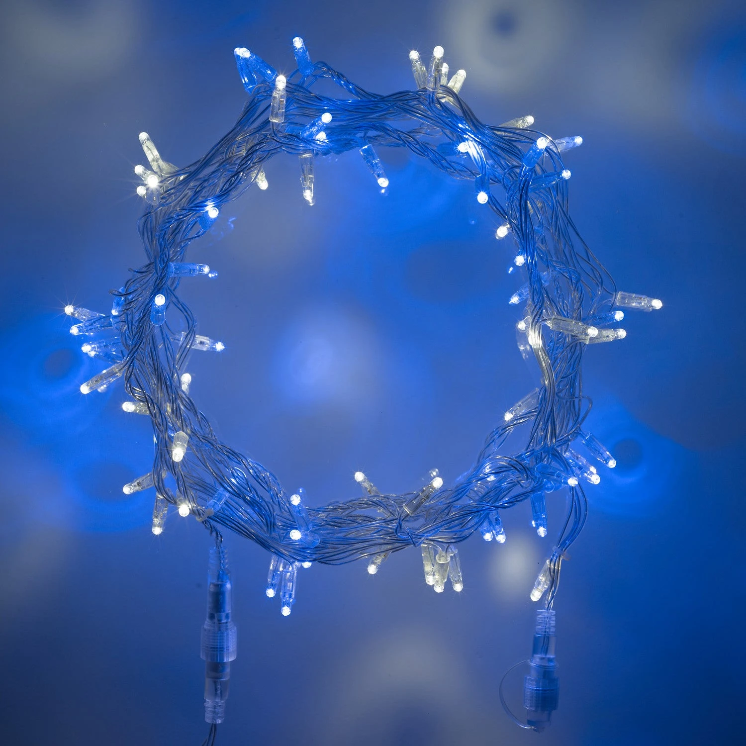 Guirlande Lumineuse Core Connect 10m 100 LED Bleue Et Blanche Câble Transparent Raccordable 1 Guirlande Lumineuse Core Connect 10m 100 LED Bleue Et Blanche Câble Transparent Raccordable