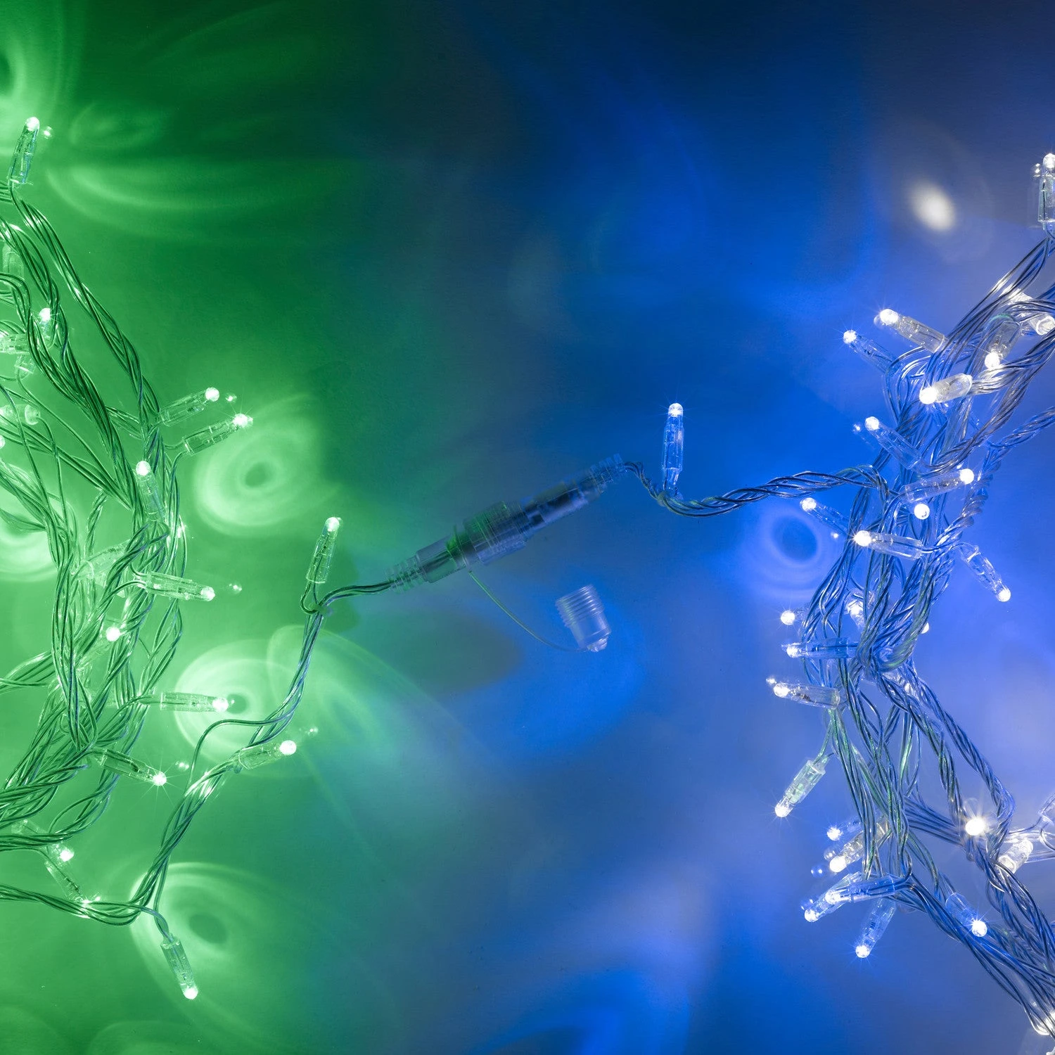 Guirlande Lumineuse Core Connect 10m 100 LED Bleue Et Blanche Câble Transparent Raccordable 4 Guirlande Lumineuse Core Connect 10m 100 LED Bleue Et Blanche Câble Transparent Raccordable – Image 4