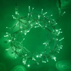 Guirlande Lumineuse Core Connect 10m 100 LED Verte Câble Transparent Raccordable