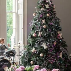 Guirlande Lumineuse Core Connect 10m 100 LED Rose Câble Transparent Raccordable 7 Guirlande Lumineuse Core Connect 10m 100 LED Rose Câble Transparent Raccordable -Éclairage Domestique ML100PC Pink LED Connectable Christmas Fairy Lights On Tree P3