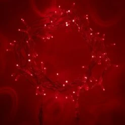 Guirlande Lumineuse Core Connect 20m 200 LED Rouge Câble Transparent Raccordable