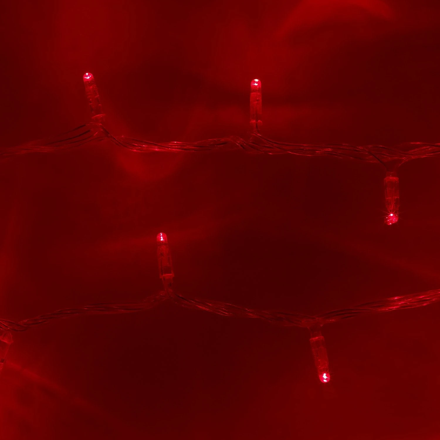 Guirlande Lumineuse Core Connect 20m 200 LED Rouge Câble Transparent Raccordable 2 Guirlande Lumineuse Core Connect 20m 200 LED Rouge Câble Transparent Raccordable – Image 2