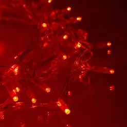 Guirlande Lumineuse Core Connect 10m 100 LED Rouge Câble Transparent Raccordable 5 Guirlande Lumineuse Core Connect 10m 100 LED Rouge Câble Transparent Raccordable -Éclairage Domestique ML100RC Red LED Fairy Lights P3