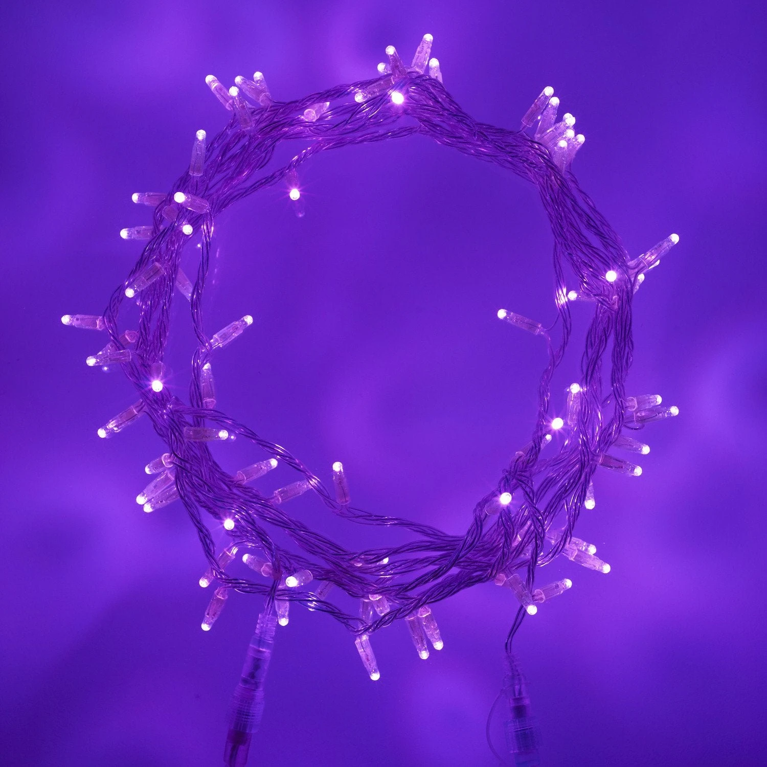 Guirlande Lumineuse Core Connect 20m 200 LED Violette Câble Transparent Raccordable 1 Guirlande Lumineuse Core Connect 20m 200 LED Violette Câble Transparent Raccordable