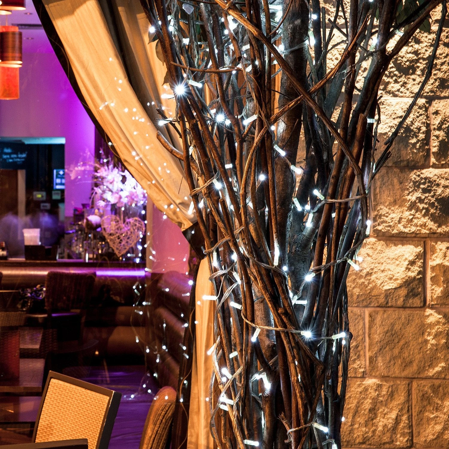 Guirlande Lumineuse Core Connect 20m 200 LED Blanche Câble Transparent Raccordable 4 Guirlande Lumineuse Core Connect 20m 200 LED Blanche Câble Transparent Raccordable – Image 4