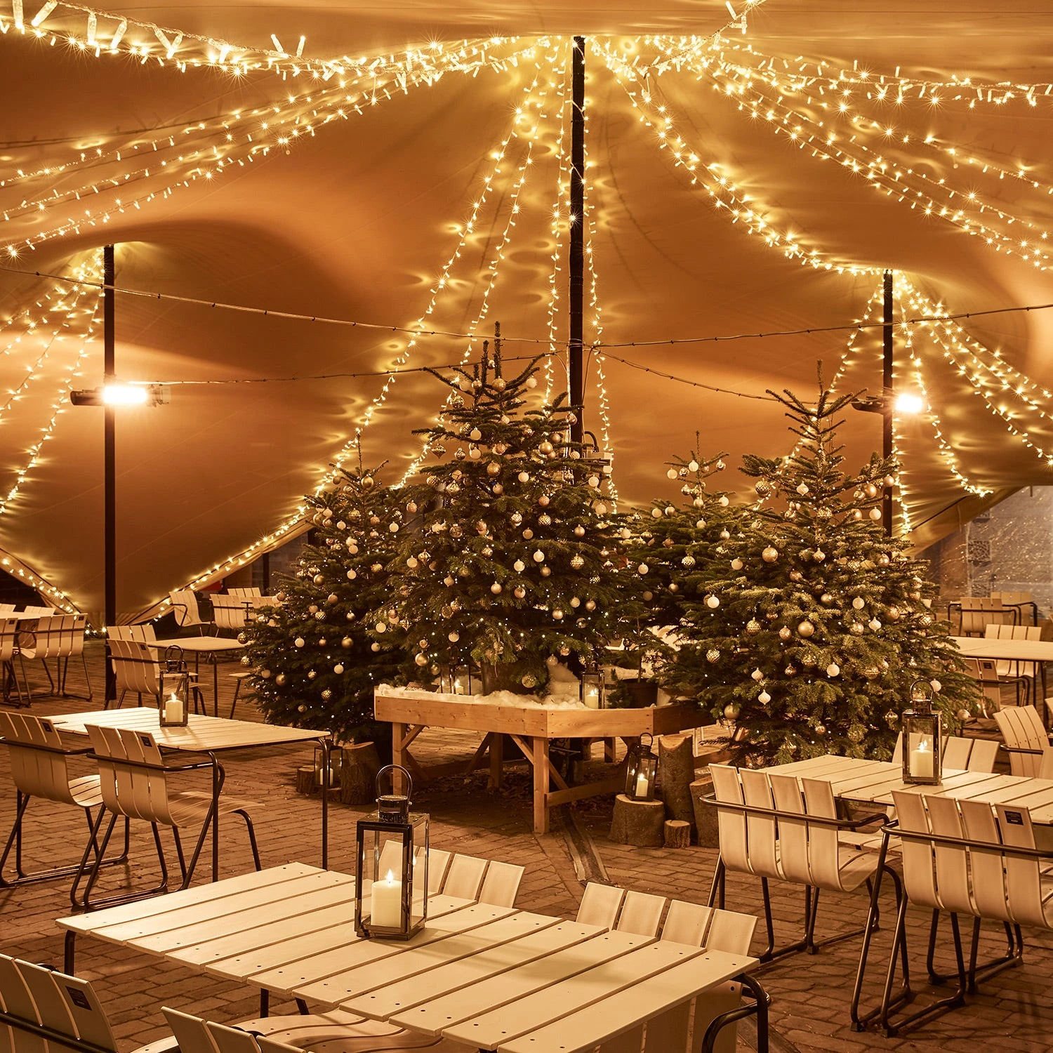 Guirlande Lumineuse Core Connect 30m 300 LED Blanc Chaud Câble Transparent Raccordable 2 Guirlande Lumineuse Core Connect 30m 300 LED Blanc Chaud Câble Transparent Raccordable – Image 2