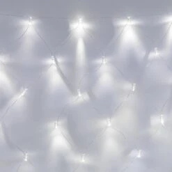 Filet Lumineux Core Connect 2m X 2m 140 LED Blanche Câble Transparent Raccordable 11 Filet Lumineux Core Connect 2m X 2m 140 LED Blanche Câble Transparent Raccordable -Éclairage Domestique ML140WC White LED Net Light P4