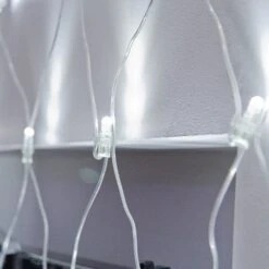 Filet Lumineux Core Connect 2m X 2m 140 LED Blanche Câble Transparent Raccordable 14 Filet Lumineux Core Connect 2m X 2m 140 LED Blanche Câble Transparent Raccordable -Éclairage Domestique ML140WC White LED Net Light P7
