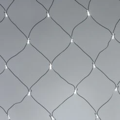 Filet Lumineux Core Connect 2m X 2m 140 LED Blanche Câble Vert Raccordable 9 Filet Lumineux Core Connect 2m X 2m 140 LED Blanche Câble Vert Raccordable -Éclairage Domestique ML140WG White LED Net Light P3