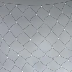 Filet Lumineux Core Connect 2m X 2m 140 LED Blanche Câble Vert Raccordable 12 Filet Lumineux Core Connect 2m X 2m 140 LED Blanche Câble Vert Raccordable -Éclairage Domestique ML140WG White LED Net Light P6