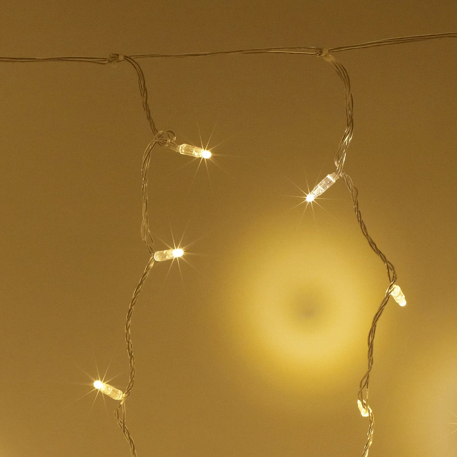 Rideau Lumineux Core Connect 2m X 2m 192 LED Blanc Chaud Câble Transparent Raccordable 3 Rideau Lumineux Core Connect 2m X 2m 192 LED Blanc Chaud Câble Transparent Raccordable – Image 3