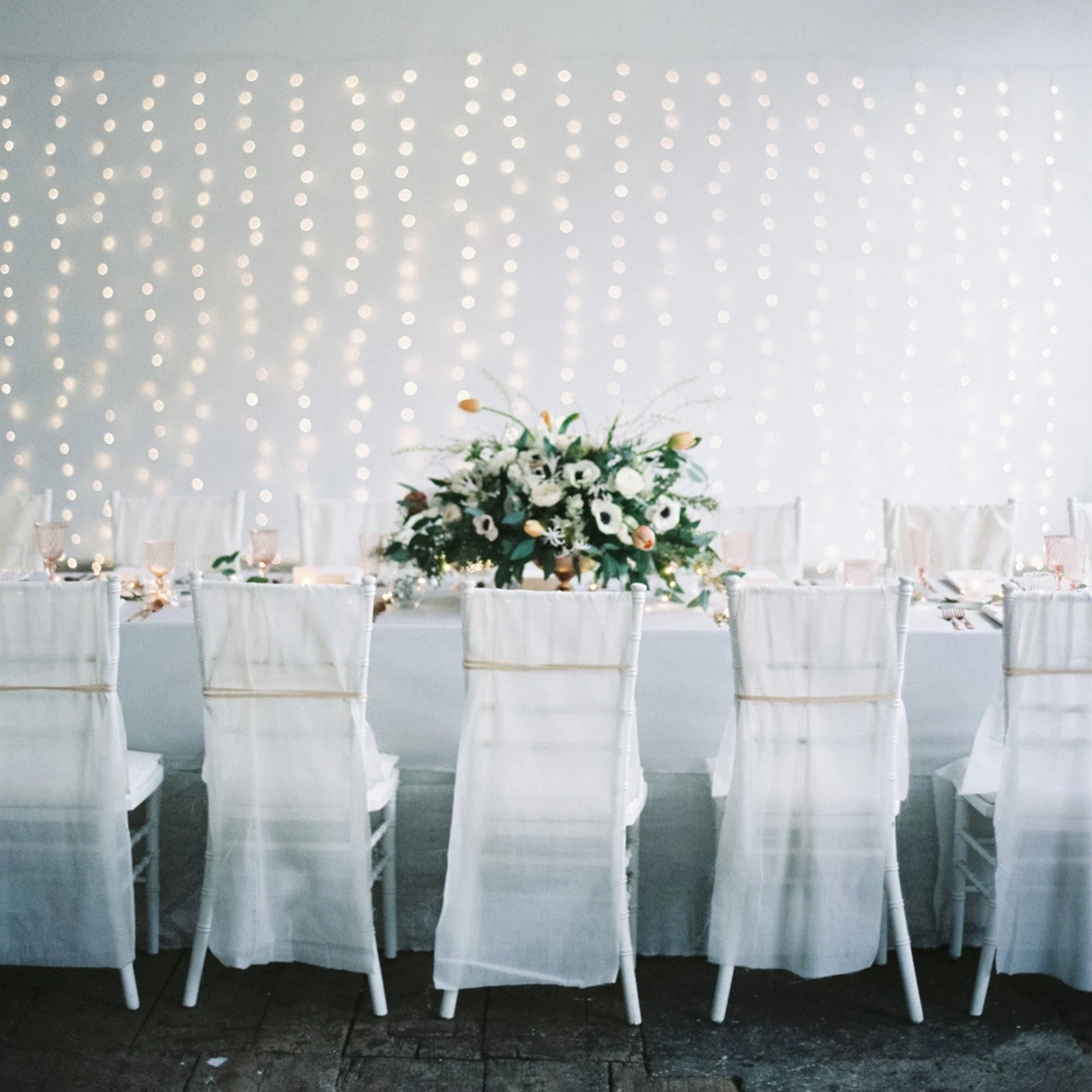 Rideau Lumineux Core Connect 2m X 2m 192 LED Blanc Chaud Câble Transparent Raccordable 6 Rideau Lumineux Core Connect 2m X 2m 192 LED Blanc Chaud Câble Transparent Raccordable – Image 6