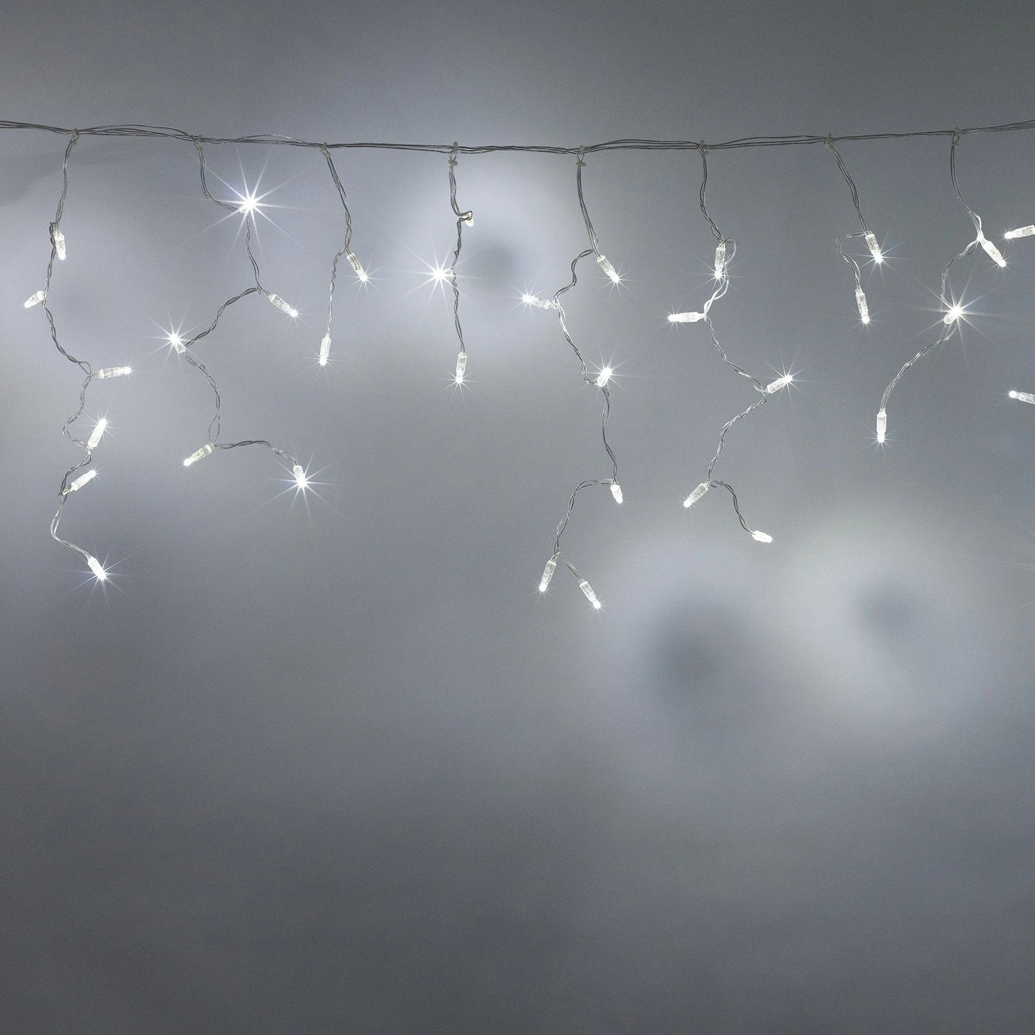 Guirlande Stalactite Core Connect 12m 384 LED Blanche Câble Transparent Raccordable 3 Guirlande Stalactite Core Connect 12m 384 LED Blanche Câble Transparent Raccordable – Image 3
