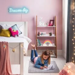 Enseigne Lumineuse Au Néon Dream Big -Éclairage Domestique PL18006EU Dream Big LED Neon Leuchtschriftzug 3 P3