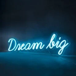 Enseigne Lumineuse Au Néon Dream Big -Éclairage Domestique PL18006EU Dream Big LED Neon Leuchtschriftzug 4 P4