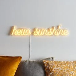 Enseigne Effet Néon Hello Sunshine