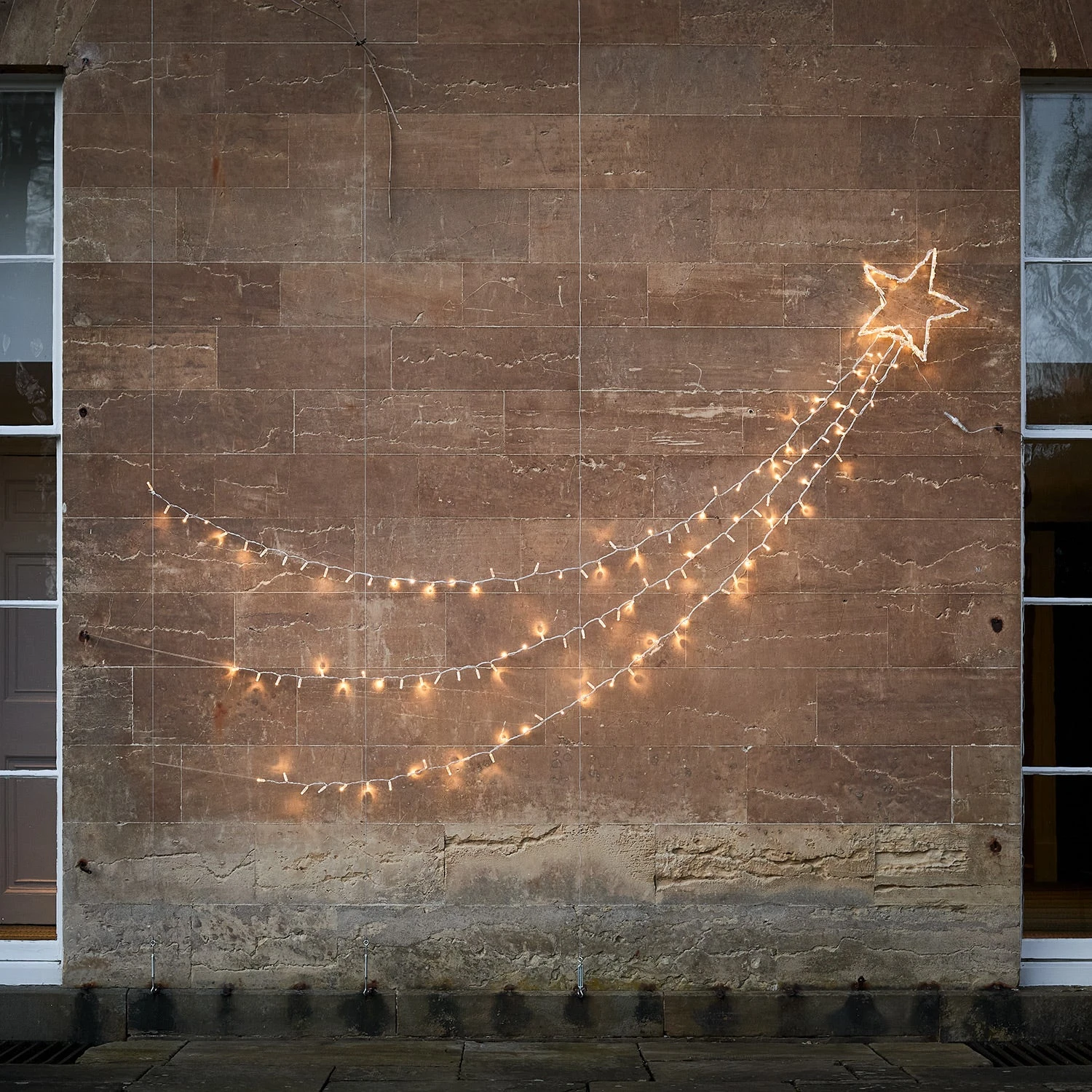 Grande Étoile Filante Lumineuse à 160 LED Bicolores 5 Grande Étoile Filante Lumineuse à 160 LED Bicolores – Image 5