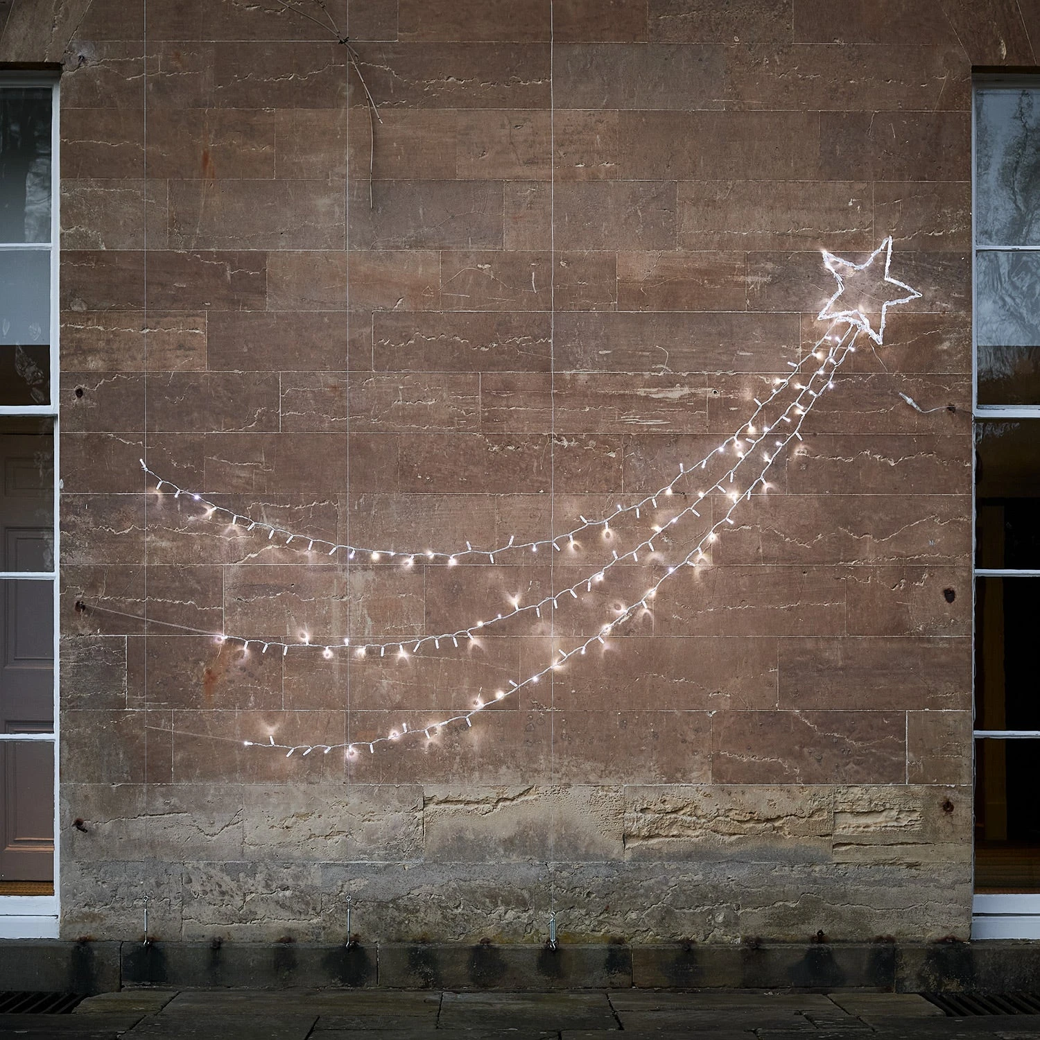 Grande Étoile Filante Lumineuse à 160 LED Bicolores 6 Grande Étoile Filante Lumineuse à 160 LED Bicolores – Image 6