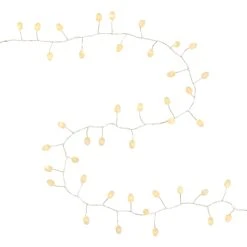 Guirlande Lumineuse Micro LED En Grappe De Baies Blanches -Éclairage Domestique PL25001 guirlande lumineuse micro led en grappe de baies blanches 3