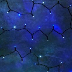 Guirlande Lumineuse Pro Connect 10m 100 LED Bleue Et Blanche Câble Noir Raccordable -Éclairage Domestique PR50BWB Guirlande Lumineuse Exterieure 50 LED Blanche et Bleues Cable Noir Serie Pro 874a5e33 90bc 4830 951e eafd978c8321