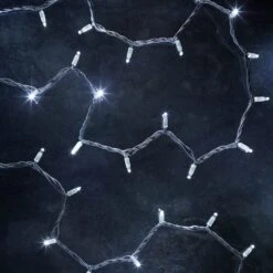 Éclairage Domestique -Éclairage Domestique PR50WW Guirlande Lumineuse Exterieure 50 LED Blanche sur Cable Blanc Serie Pro 8126e7e1 3f10 4a3b 8759 dcde357a31b6 1