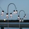 Guirlande Guinguette Solaire Carnaval 10 Ampoules LED Blanc Chaud